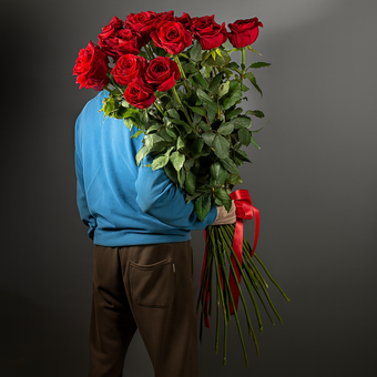 Букет «Королевские розы 130 см»