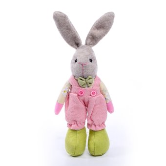 Мягкая игрушка «Серый кролик», 18 см