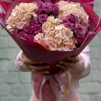 Букет «Пудровая нежность»