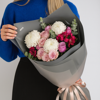 Букет «Маме от сердца»