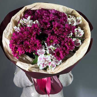 Букет «Вишнёвая нежность»