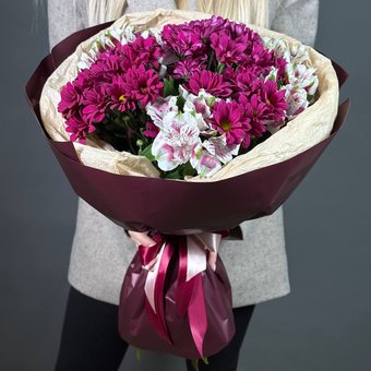 Букет «Вишнёвая нежность»