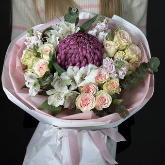 Букет «Тепло в цветах»