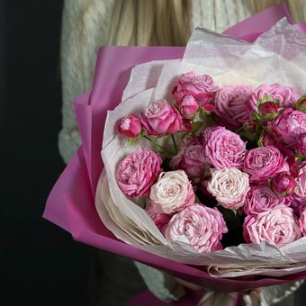 Букет «Малиновый сон»
