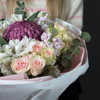 Букет «Тепло в цветах»