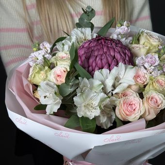 Букет «Тепло в цветах»