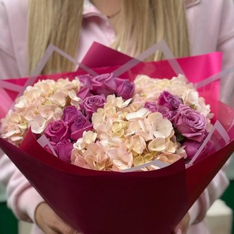 Букет «Пудровая нежность»